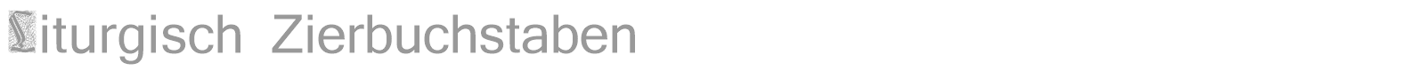 Liturgisch font preview